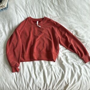 lululemon athletica orange Softstreme Sweatshirt